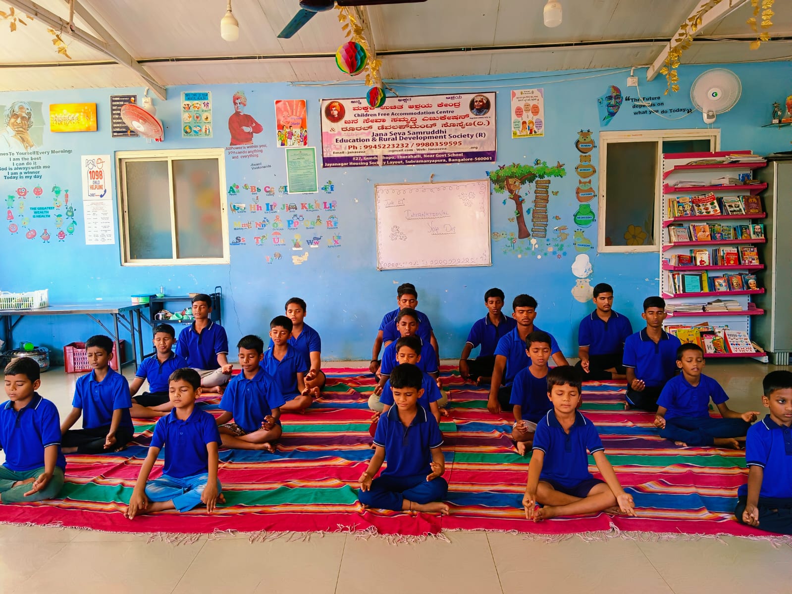 International Yoga Day & Sukhasana Meditation